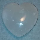 Large White Italian Onyx Heart - 46x45mm - Free Shipping - 8400186