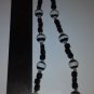 Black & White Glass Bead Handmade Necklace - Free Shipping - 8400095
