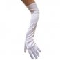 White Satin Gloves - Opera Length - Free Shipping - New - 8400076