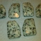 Green Large Sesame Jasper Beads - 6 beads  - Free FAST Shipping  - 8400209