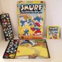 Vtg 1981 Colorforms SMURF Play Set Complete Smurfy Game Peyo