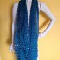 Stunning Simply Vera Wang Cut Out Circles Sheer Scarf Shawl Jade 75x25