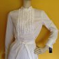 NWT Alfani Tuxedo Ruffled Front Band Collar Crisp White Blouse Button Shirt 4
