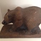Big Austin Sculptures 1997 Miller Grizzly Bear Statue Figural Brown Ceramic Rare