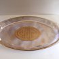 vtg Mid Century Gold Fleck Cocktail Martini Pitcher Glesses Set Tray 22k Madmen