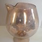 vtg Mid Century Gold Fleck Cocktail Martini Pitcher Glesses Set Tray 22k Madmen