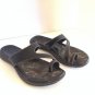 BOC Laurina Black Toe Wrap Flip Flop Sandals 7/38 w/Box Born Concepts EC