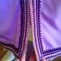 vtg 70s Lavender Maxi Hostess Dress Ethnic Tribal S/M Party Evening Hippie Boho