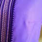 vtg 70s Lavender Maxi Hostess Dress Ethnic Tribal S/M Party Evening Hippie Boho