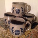Westerwald Heinz 57 Promo Mugs Set/4 Salt Glazed Stoneware Pottery Soup Cups