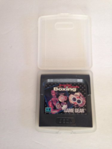 Sega Game Gear Evander Holyfield's Real Deal Boxing w/Clamshell Case