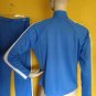 IZOD Blue White Breathable Jogging Track Workout Set Suit Pants Jacket M/L Sweat