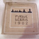 Antique 1902 Purdue University Yearbook Debris W Lafayette Indiana Boilermakers