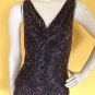 NWT Cache Heavy Beaded Brown Cami Camisole Top Blouse Evening Cocktail S