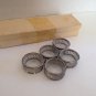 Set/5 Bailey Banks & Biddle Crystal Silver Plate Salt Cellars/Dips Bowls Open