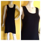 DKNY Black Knit Sleeveless Jumper Dress Casual Summer Spring Career Versatile P