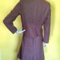 Amanda Smith Petite Tweed Style Rayon Blend Skirt Suit Reddish Brown 6P