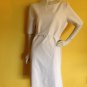 NWT Talbots Beige Short Sleeve Heavy Knit Belted Career Dress 18 Stretch