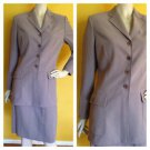 JONES NEW YORK Beige Skirt Suit Long Jacket Blazer 6 Career Business
