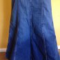 GAP Jeans Denim Long Maxi Panel Skirt No Slits Vents Modest 6 32x37 Pencil Flare