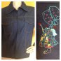 vtg 70s Holly Hobbie Jean Jacket Embroidered Womens S Blue Denim LN OOAK