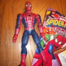 Lot of 3 Spider Man Figure Hard Toy approx. 9 1/2" Tall~ 1oo pc Puzzle & Book