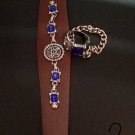 Anime Black Butler Kuroshitsuji Sapphire Ring Bracelet Set Bracelet