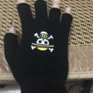 Anime One Piece half finger Gloves