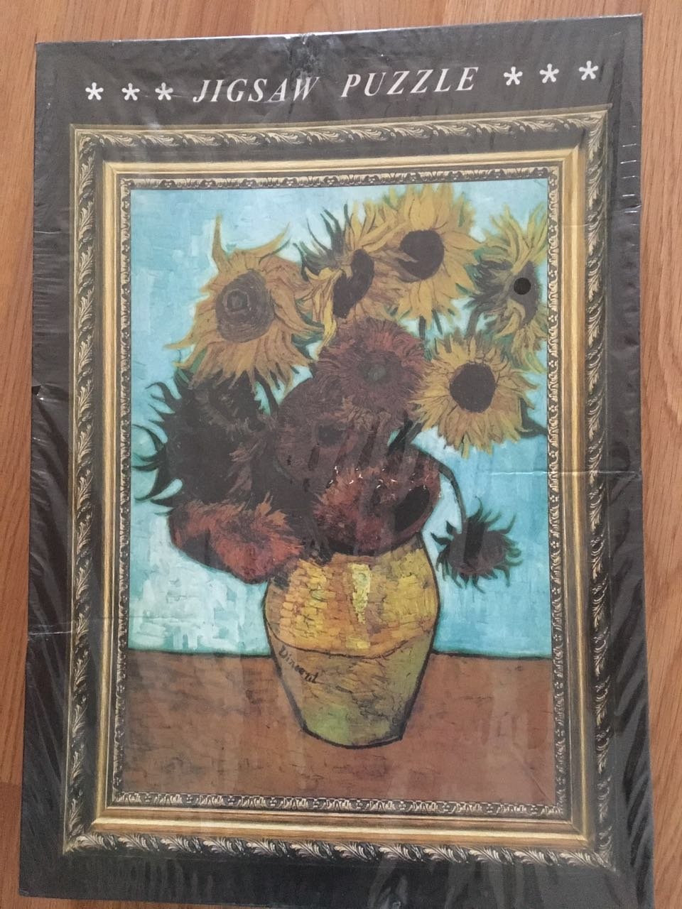 Van Gogh Sunflowers 1000 Pieces Jigsaw Puzzle