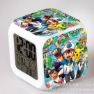 Japanese Anime POKEMON Color Change Glowing Digital Alarm Clock