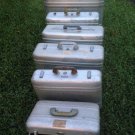 RARE HALIBURTON ZERO PADDED 6 PIECE SET VINTAGE NICE CONDITION