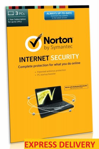 NORTON INTERNET SECURITY 2014 3USERS/1YEAR DOWNLOAD LICENCE CARD