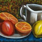 Still life with pitcher and fruit 10/26/13