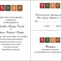 50 Fall Leaf Wedding Invitations, RSVP postcards, Reception Invitations printed