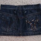 MISS60 JUNIORS GIRLS JEAN/DENIM MINI SKIRT SIZE W 29 X L 11 NICE!
