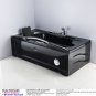 1 Person Jetted Whirlpool Tub Massage Hydrotherapy Bathtub Tub Indoor 001A BLACK