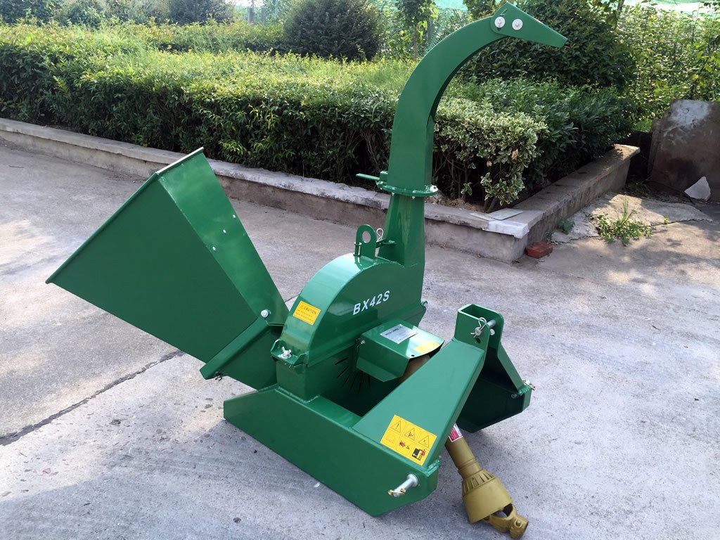 BX42S 4"x10" PTO Tractor Wood Chipper Shredder GREEN 5401000 RPM