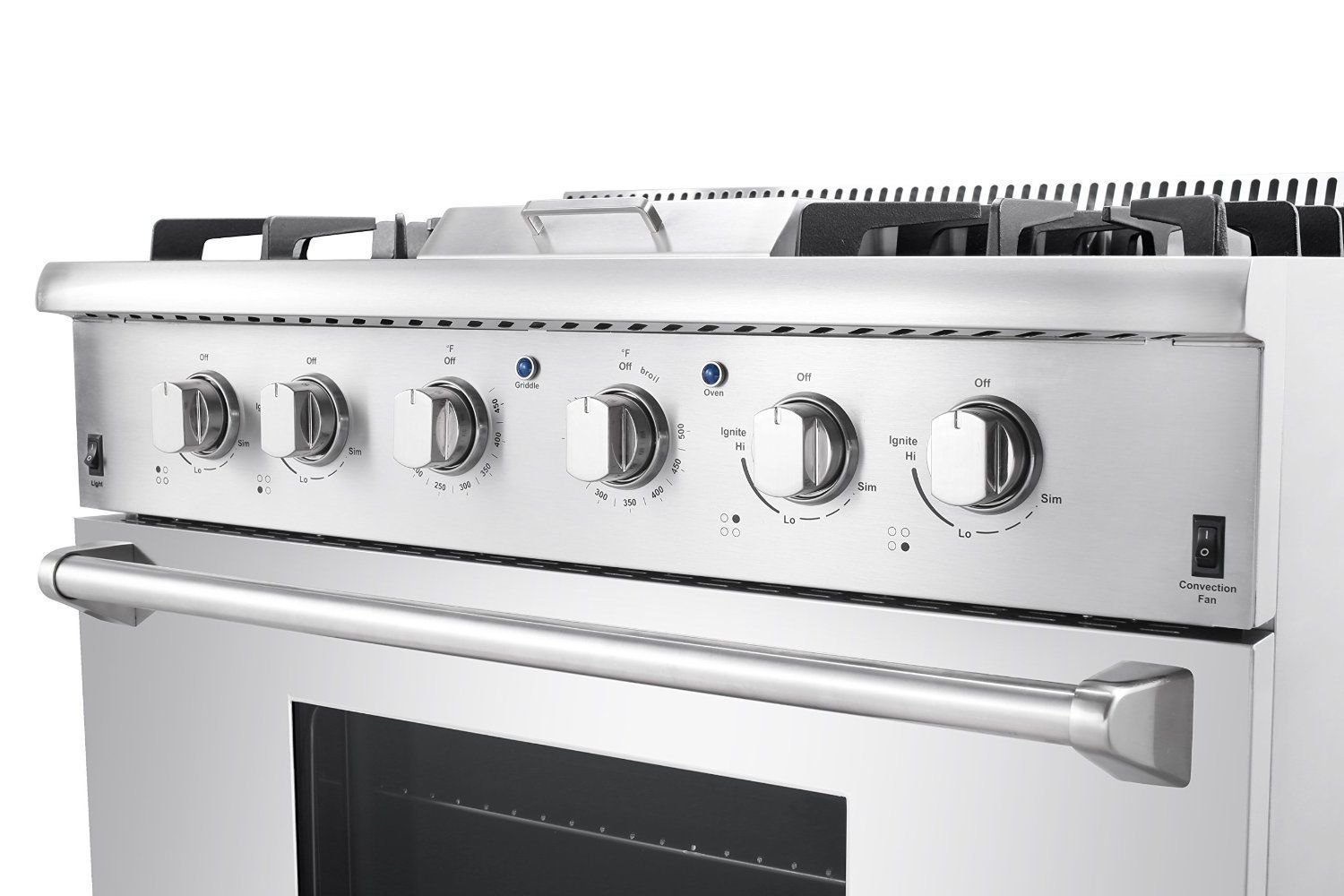 Thor Kitchen 36" Professional Gas Range Stove Oven w/ Griddle HRG3617U