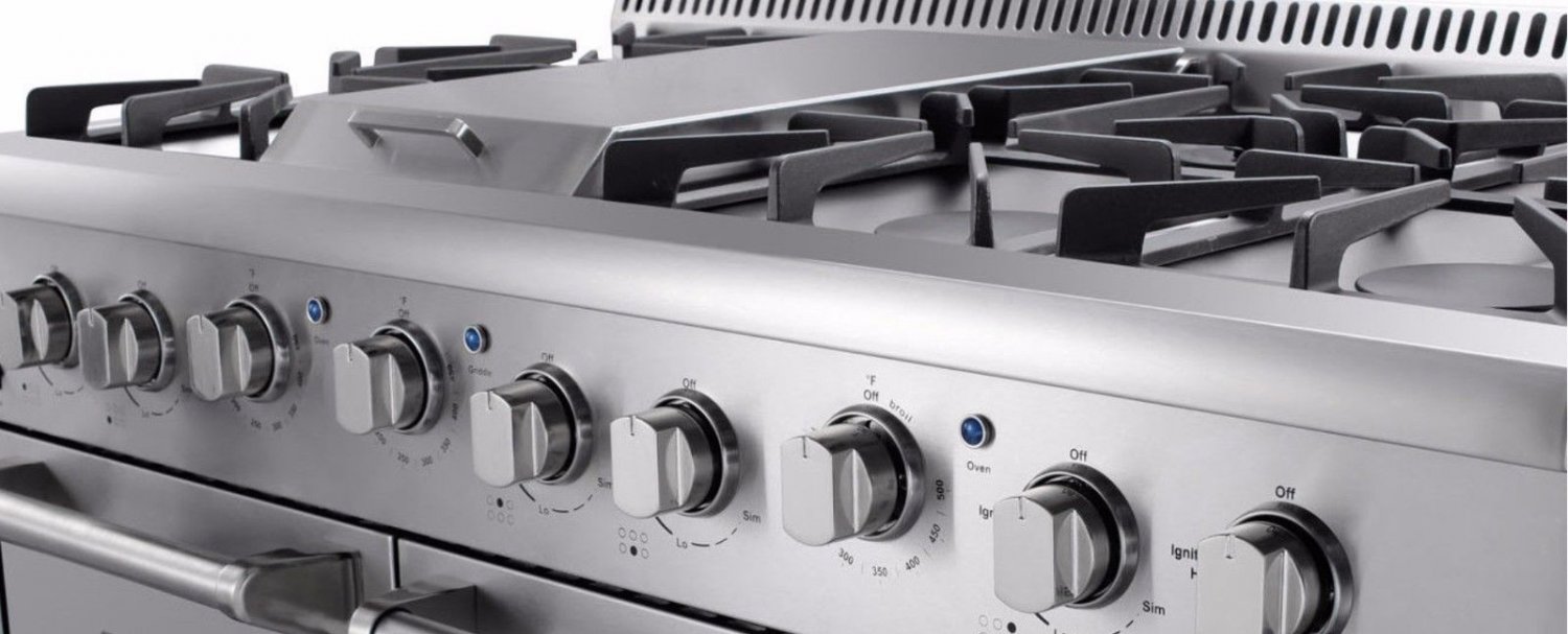 Thor Kitchen 48" Professional Gas Range Stove Oven w/ Griddle HRG4808