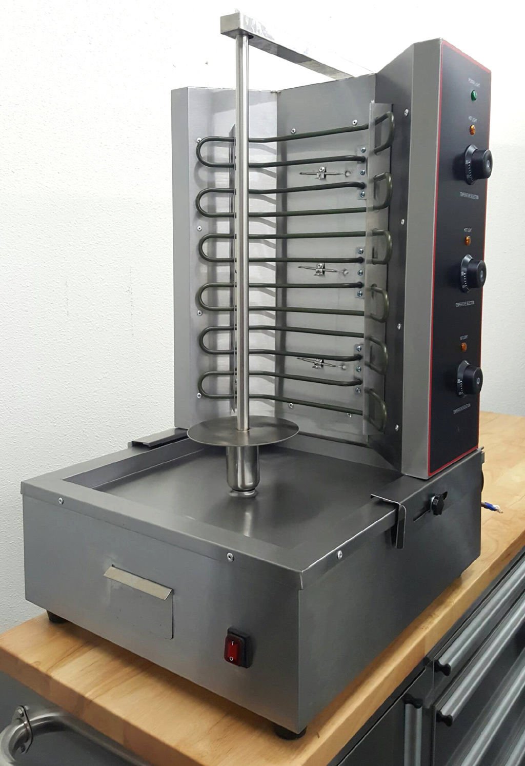 Electric Gyro Machine Vertical Broiler Rotisserie Shawarma
