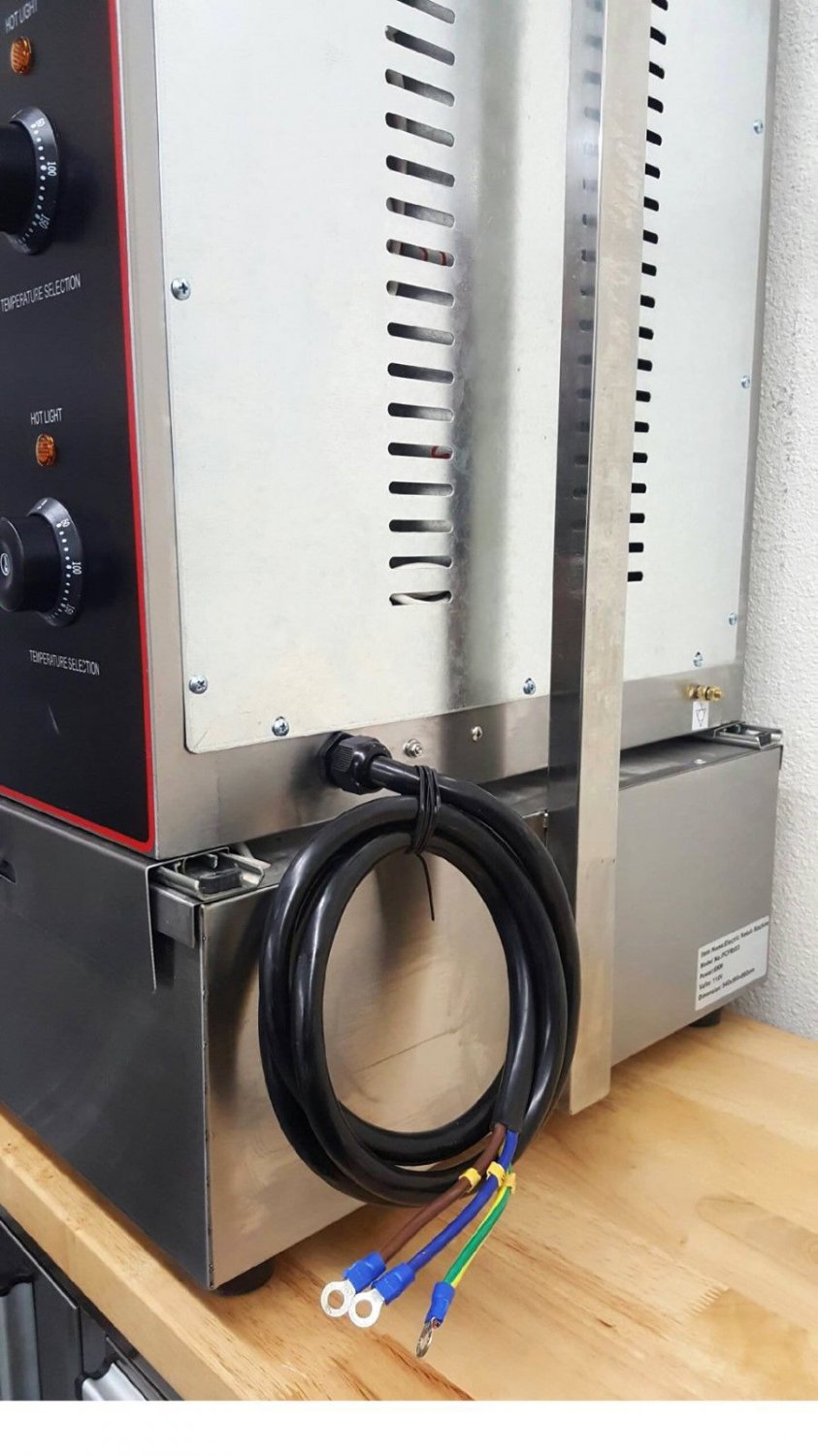 Electric Gyro Machine Vertical Broiler Rotisserie Shawarma