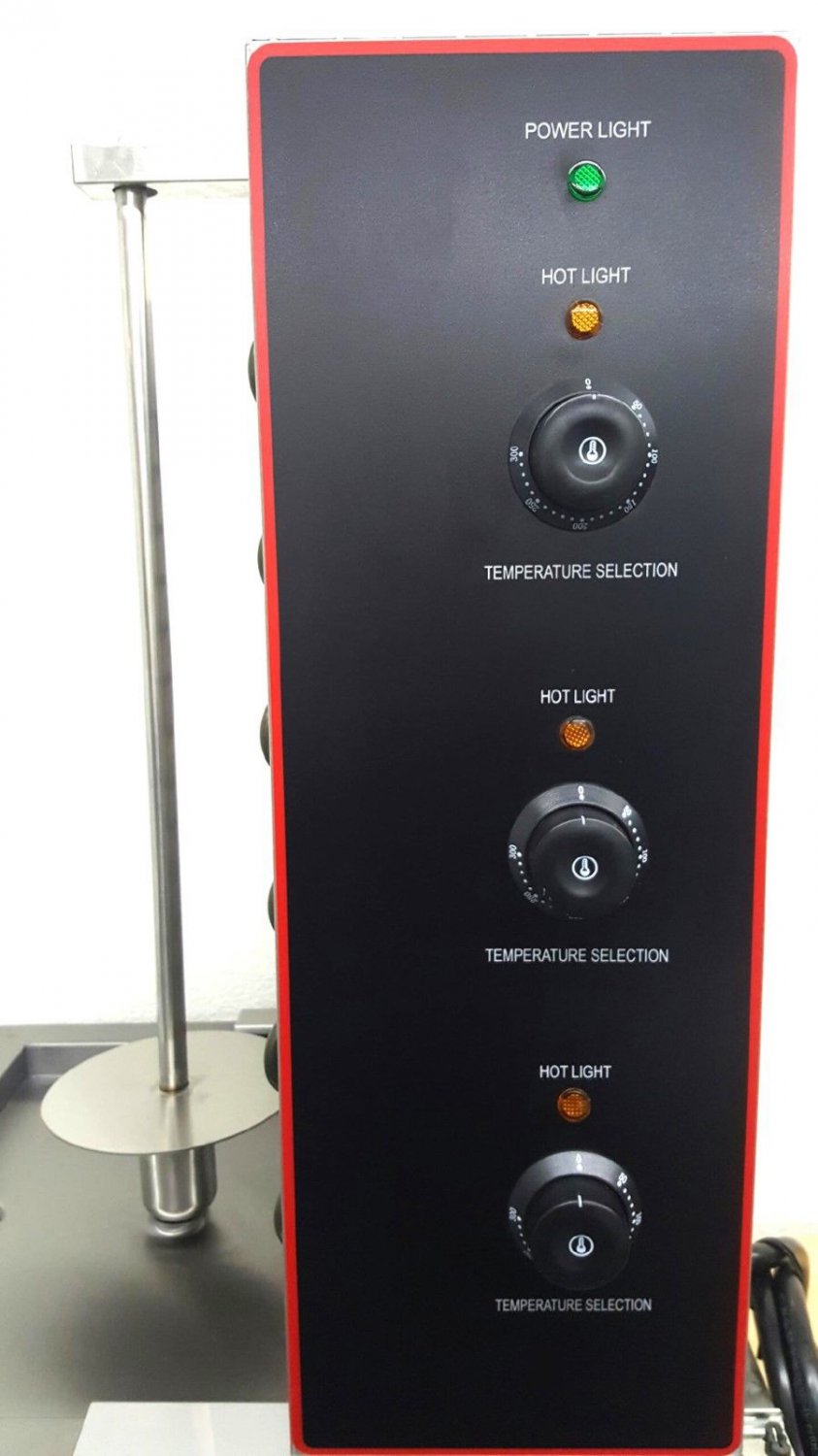 Electric Gyro Machine Vertical Broiler Rotisserie Shawarma