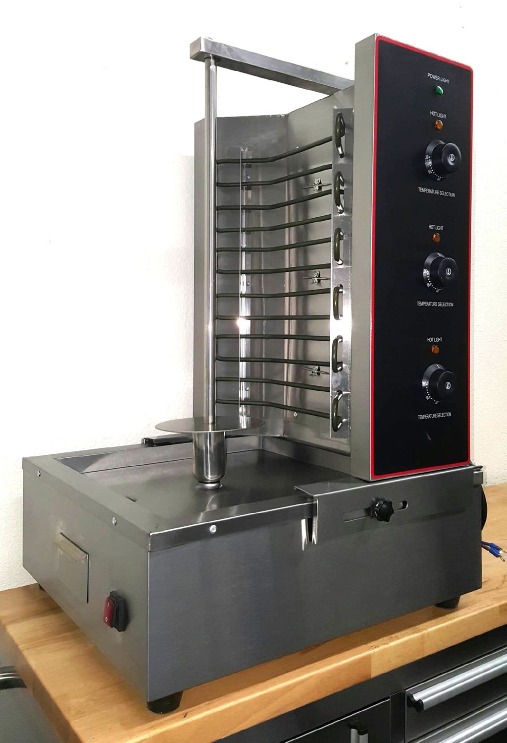 Electric Gyro Machine Vertical Broiler Rotisserie Shawarma