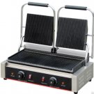 Panini Sandwich Grill Press Commercial Stainless Steel Countertop (Double)