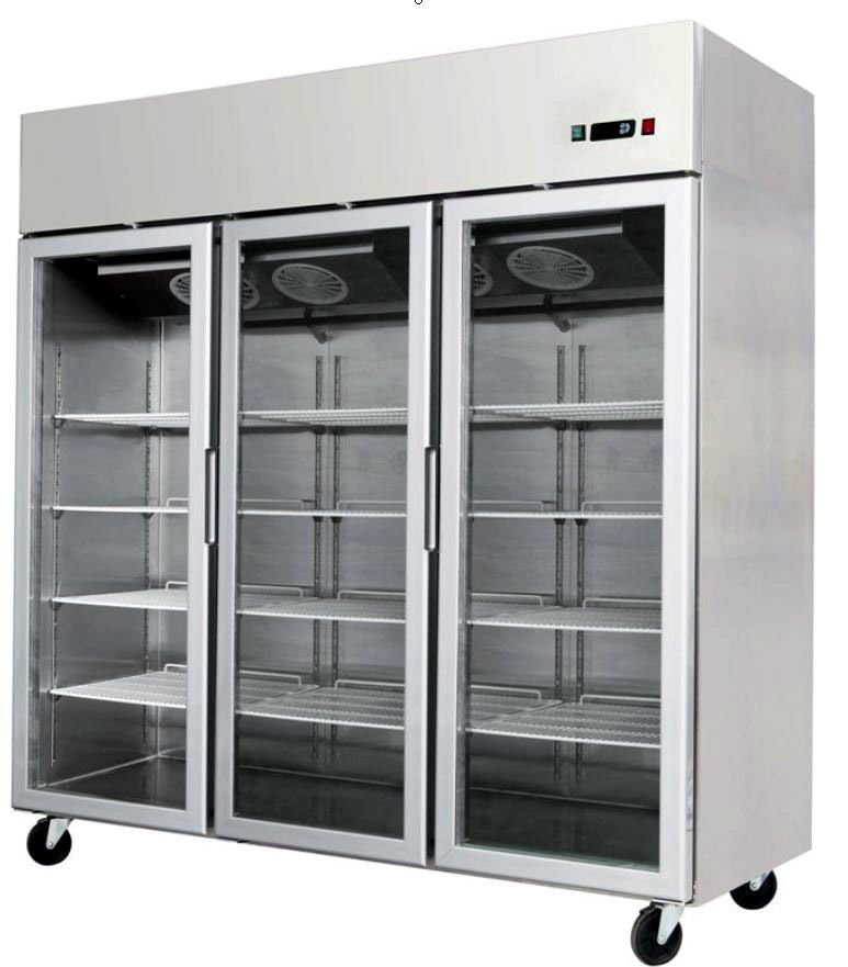 3 Door Commercial Reach In Glass Front Merchandiser Freezer Mcf 8603