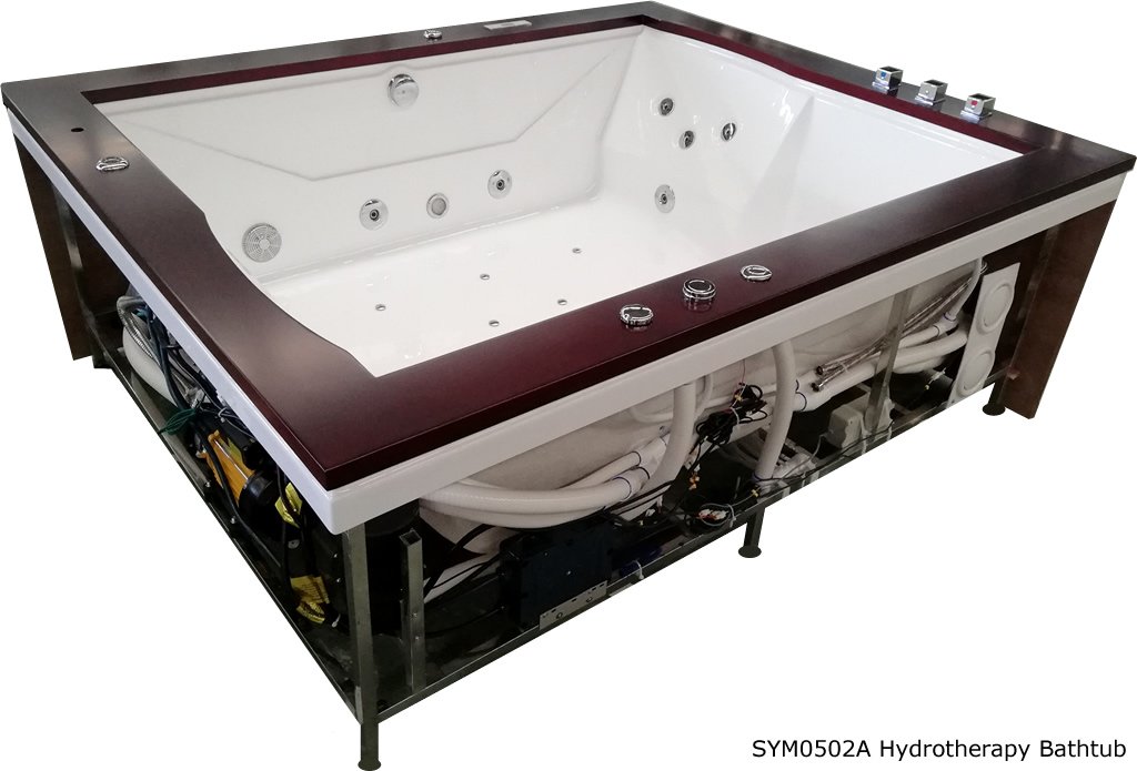 27 Jet Indoor 2 Person Whirlpool Hydrotherapy Massage Spa Bathtub Drop In Tub 5 X 6 Sym0502a