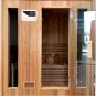 4 Person 72" Canadian Hemlock Traditional Wet Dry Steam Sauna Spa 6KW Heater - SYM04SS