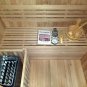 3 Person Canadian Hemlock Traditional Swedish Wet / Dry Steam Sauna SPA Indoor - SYM03SS