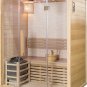 2 Person Canadian Hemlock Indoor Swedish Wet Dry Traditional Steam Sauna - SYMT02BSS