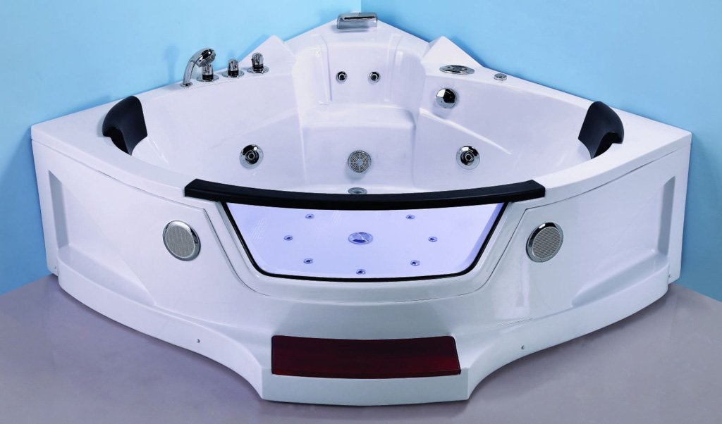 2 Person Computerized Hydrotherapy Bathtub Tub Whirlpool Massage Spa W Inline Heater Sym623